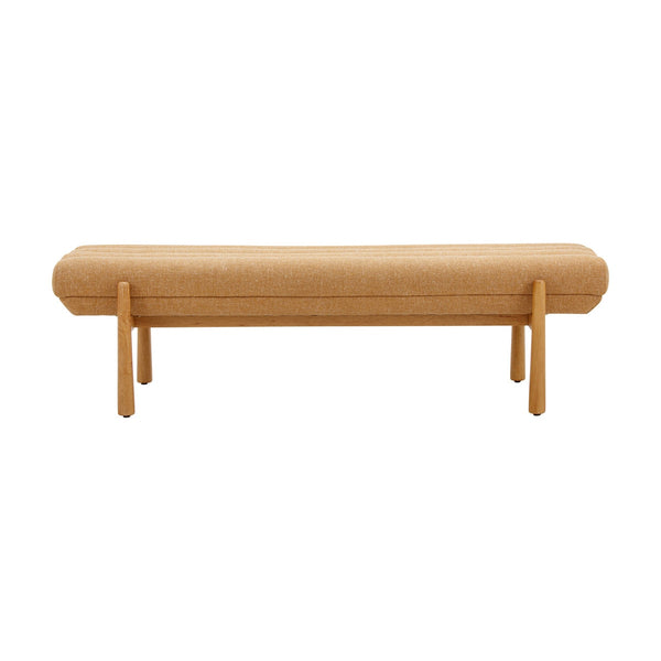 Julianna Sunflower Yellow Heavy Linen Bench Model: TOV-OC68937