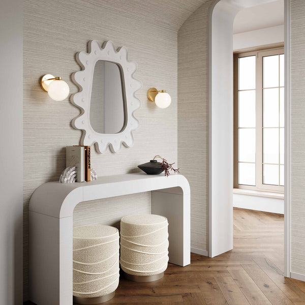 Nero Cream Boucle Ottoman Model: TOV-OC68985