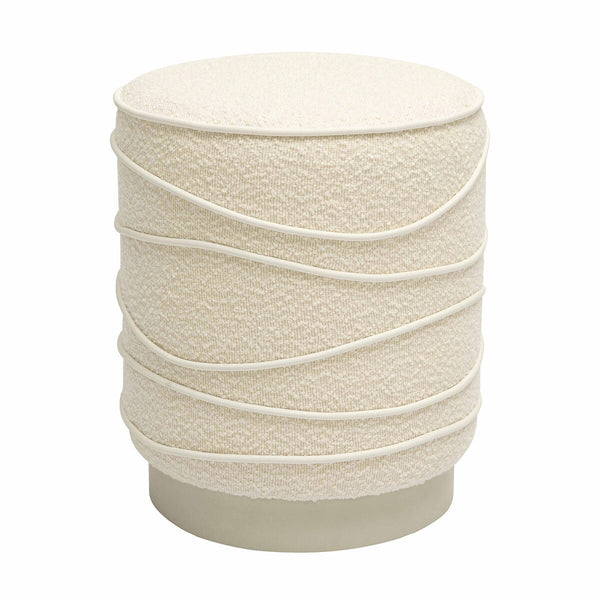 Nero Cream Boucle Ottoman Model: TOV-OC68985