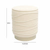 Nero Cream Boucle Ottoman Model: TOV-OC68985