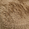 Britt Dark Taupe Vegan Shearling Ottoman Model: TOV-OC69027