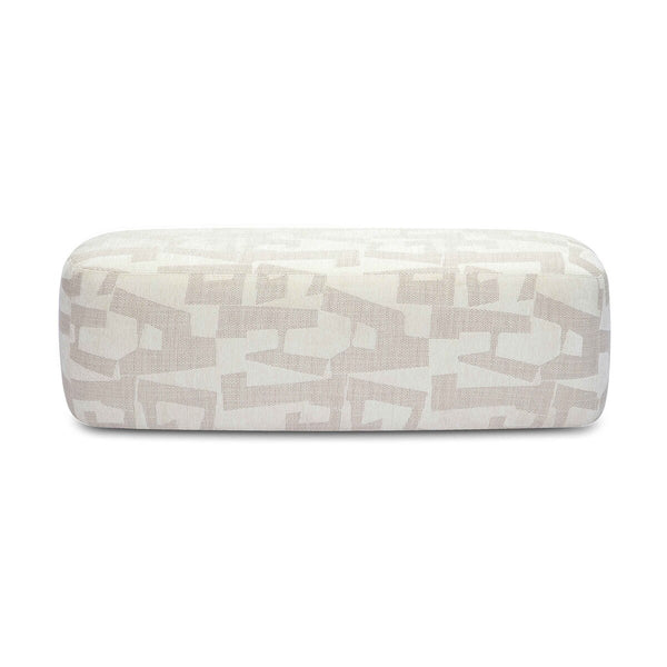 Graceland Cream Jacquard Bench Model: TOV-OC69116