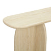Clementine Faux Travertine Console Table Model: TOV-OC69198