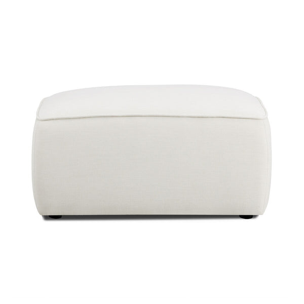 Travie Sand Upcycled Linen Ottoman Model: TOV-OC69205