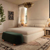 Jaine Forest Green Boucle Large Ottoman Model: TOV-OC69227