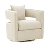 Kennedy Cream Velvet Swivel Chair Model: TOV-S44127
