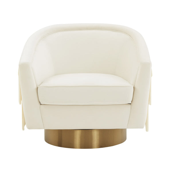 Flapper Cream Swivel Chair Model: TOV-S44194