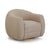 Judy Light Brown Boucle Swivel Chair Model: TOV-S54361