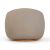 Judy Light Brown Boucle Swivel Chair Model: TOV-S54361