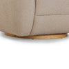 Judy Light Brown Boucle Swivel Chair Model: TOV-S54361