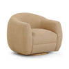 Judy Honey Boucle Swivel Chair Model: TOV-S54363