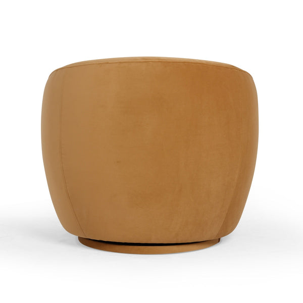 Jordan Tan Velvet Swivel Chair Model: TOV-S54369