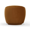 Jordan Cognac Velvet Swivel Chair Model: TOV-S54370