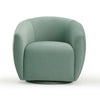 Jordan Sea Blue Velvet Swivel Chair Model: TOV-S54372