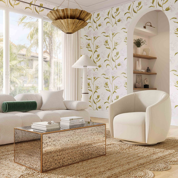 Jordan Cream Velvet Swivel Chair Model: TOV-S54373