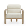 Bekah Cream Texture Weave Accent Chair Model: TOV-S54393