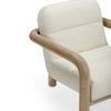 Bekah Cream Texture Weave Accent Chair Model: TOV-S54393