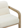 Bekah Cream Texture Weave Accent Chair Model: TOV-S54393
