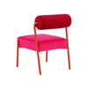 Jolene Hot Pink Velvet Accent Chair Model: TOV-S68450