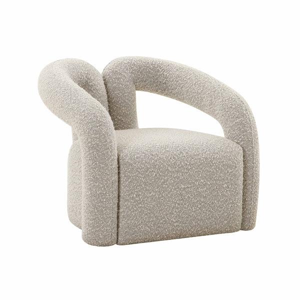 Jenn Speckled Boucle Accent Chair Model: TOV-S68456