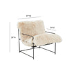 Kimi Natural Genuine Sheepskin Chair Model: TOV-S68530