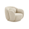 Misty Cream Boucle Accent Chair Model: TOV-S68615