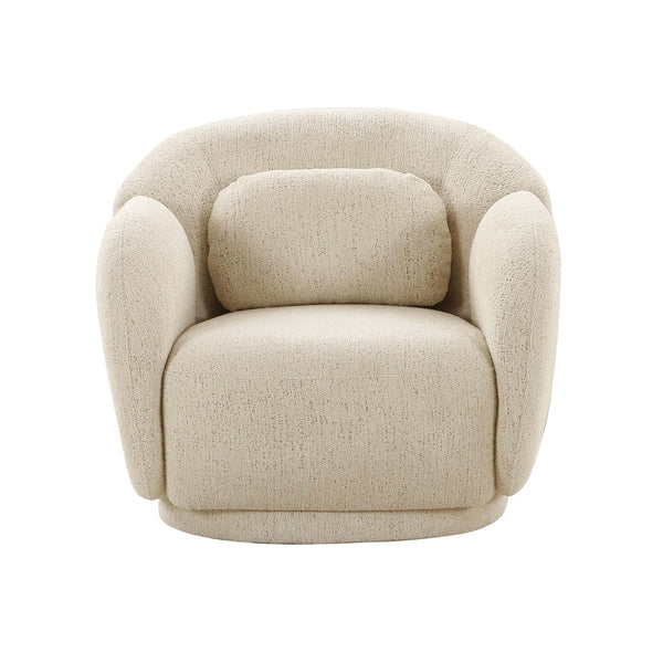 Misty Cream Boucle Accent Chair Model: TOV-S68615