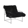 Kimi Black Genuine Sheepskin Chair Model: TOV-S68723