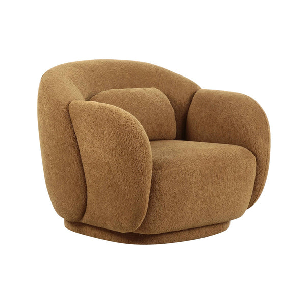 Misty Brown Boucle Accent Chair Model: TOV-S68988