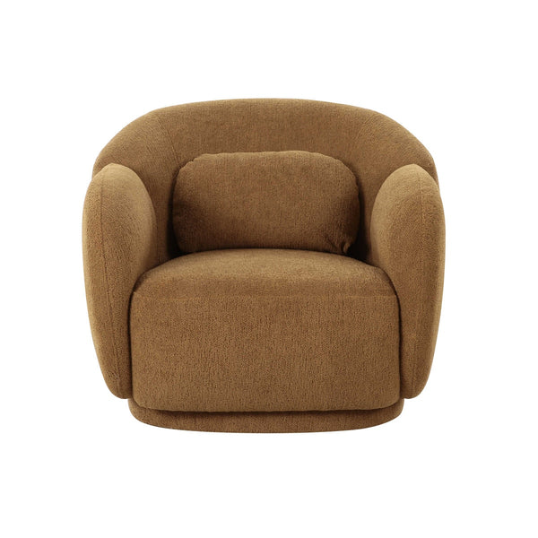 Misty Brown Boucle Accent Chair Model: TOV-S68988