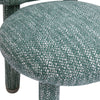 Manu Teal Nubby Performance Fabric Side Chair Model: TOV-S69032