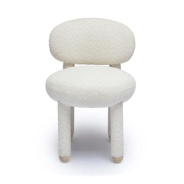 Manu Cream Performance Boucle Side Chair Model: TOV-S69034