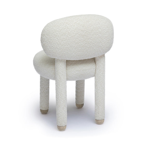 Manu Cream Performance Boucle Side Chair Model: TOV-S69034