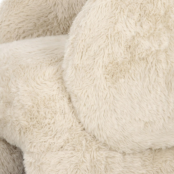 Kiki Natural Vegan Shearling Accent Chair Model: TOV-S69043