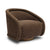 Rory Chocolate Brown Boucle Swivel Chair Model: TOV-S69069