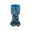 Platform Blue Swirl Resin Kiddush Cup Model: TOV-T18618