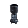Platform Black Swirl Resin Kiddush Cup Model: TOV-T18619