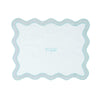 TOV Sea Blue Wavy Challah Cover Model: TOV-T18650