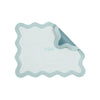 TOV Sea Blue Wavy Challah Cover Model: TOV-T18650