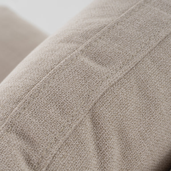 Modrest Adrian Modern Beige Fabric Dining Chair With Castor Wheels Model VGKK-KF-Y1066-BGE