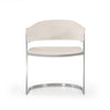 Modrest Allie Contemporary White Leatherette Dining Chair Model VGVCB859A-WHT