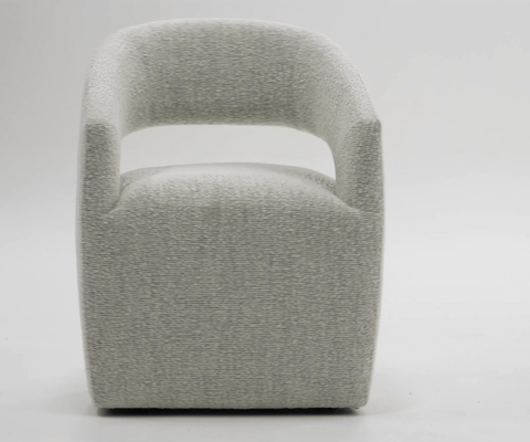 Modrest Angie Modern Beige Fabric Dining Chair Model VGKK-KFY1230-BEI-CH