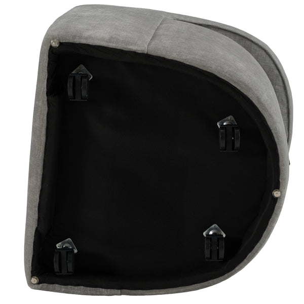 Modrest Angie Modern Grey Fabric Dining Chair Model VGKK-KF-Y1230-GRY