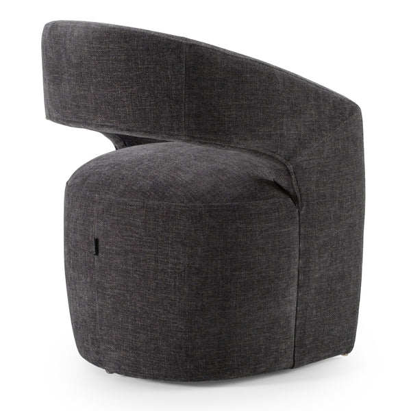 Modrest Angie Modern Dark Grey Fabric Dining Chair Model VGKK-KF-Y1230-DKGRY