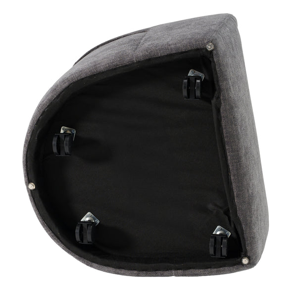 Modrest Angie Modern Dark Grey Fabric Dining Chair Model VGKK-KF-Y1230-DKGRY