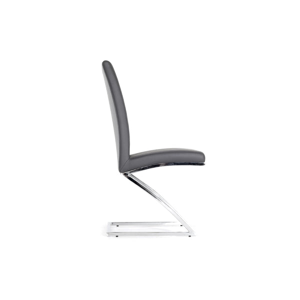 Angora Modern Grey Dining Chair (Set Of 2) Model VGHR3168-GRY
