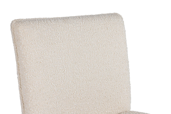 Modrest Atlanta Modern Off White Fabric & Brass Counter Chair Model VGMY-3739-26-WHT