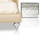 Monica Modern Champagne Leather Bed Model VGUNAW227-180