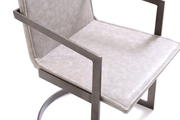 Jago Modern White Wash Grey Dining Chair Model VGVCB825A-GRY