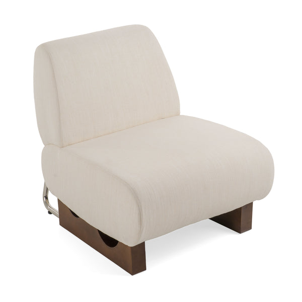 Modrest Barbara Modern Off White Accent Chair Model VGEU-7368LC